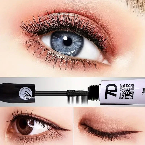 7D Fiber Mascara Set – Waterproof & Curling