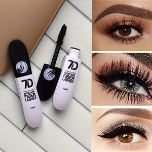 7D Fiber Mascara Set – Waterproof & Curling