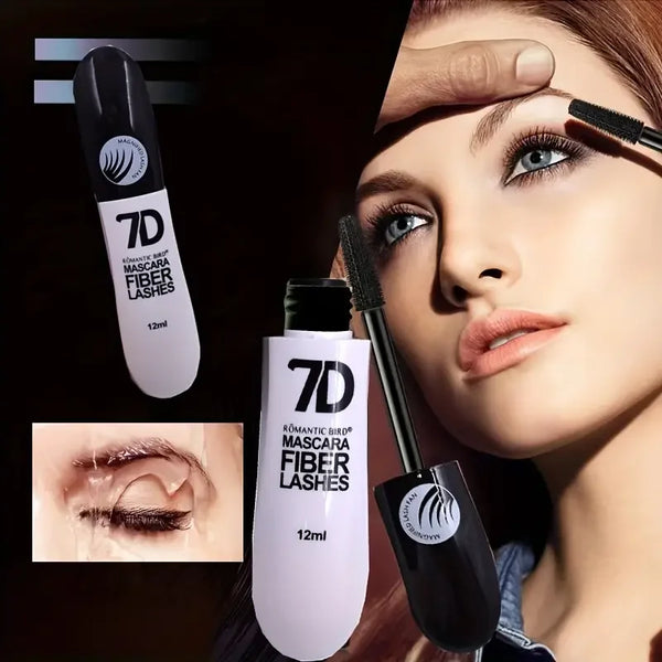 7D Fiber Mascara Set – Waterproof & Curling