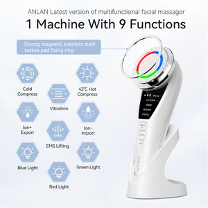 ANLAN EMS Facial Massager Pro Face Lifting Skin Rejuvenation Cold Compress Deep Cleaning Anti-aging Skincare Beauty Device