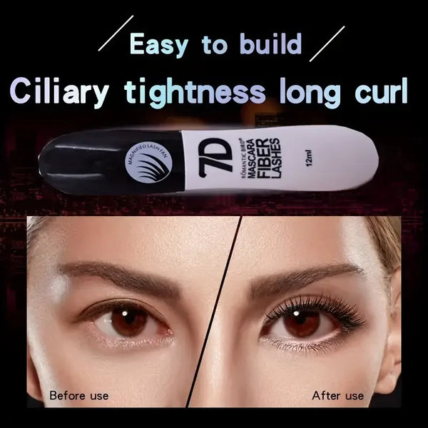 7D Fiber Mascara Set – Waterproof & Curling