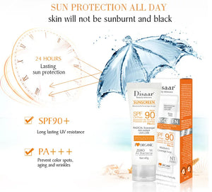 Facial Body Sunscreen Whitening Sun Cream Sunblock Skin Protective Cream Anti-Aging Oil-control Moisturizing SPF90 Face