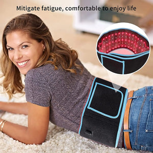 Red & Infrared Light Therapy Belt: 660nm 850nm Slimming & Pain Relief Wrap