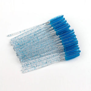 Crystal Mascara Wands – Eyelash & Eyebrow Brush Spoolies (5/50 pcs)