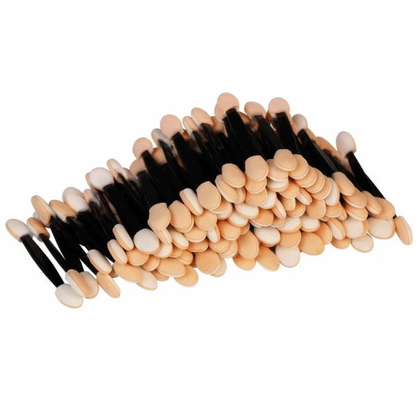 5/30/50/100PCS Eyeshadow Brush Dual Sided Sponge Nylon Sets Make up Eye Shadow Brushes For Cosmetic Applicator Makeup Tools Hot