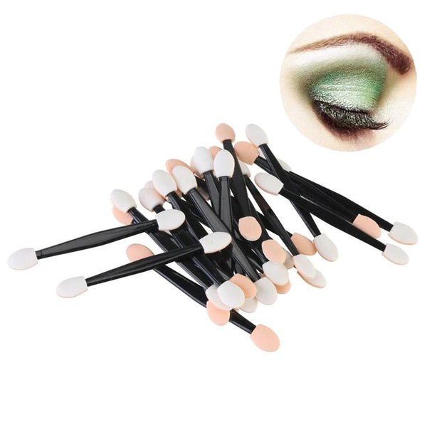 5/30/50/100PCS Eyeshadow Brush Dual Sided Sponge Nylon Sets Make up Eye Shadow Brushes For Cosmetic Applicator Makeup Tools Hot