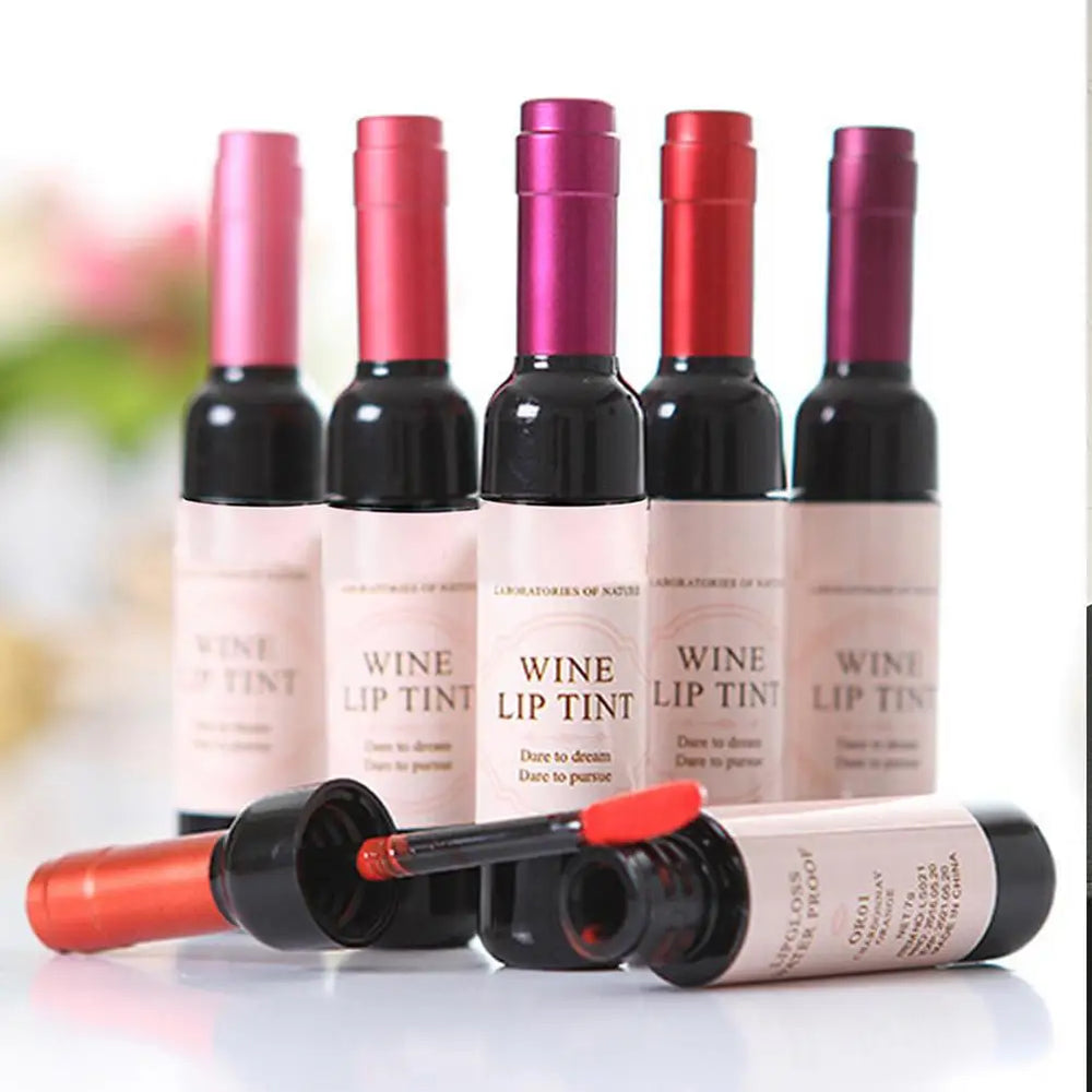 Wine & Baby Pink Matte Liquid Lipstick – Long-Lasting & Waterproof