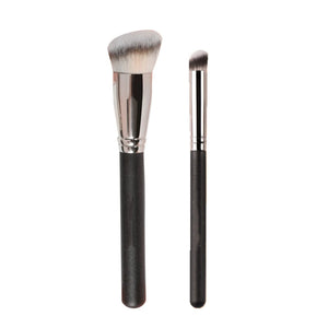 LOYBJ Foundation & Concealer Brush Set – Powder, Blush & Contour