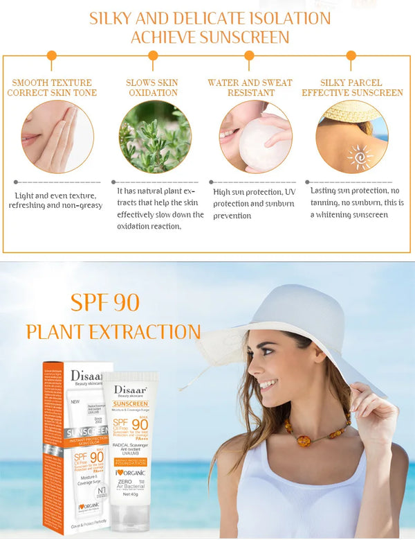 SPF90 Facial & Body Sunscreen Cream
