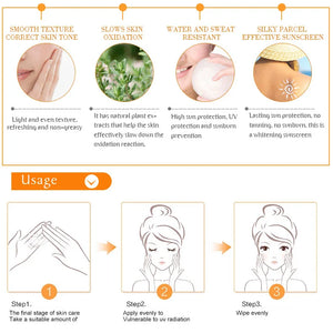Facial Body Sunscreen Whitening Sun Cream Sunblock Skin Protective Cream Anti-Aging Oil-control Moisturizing SPF90 Face