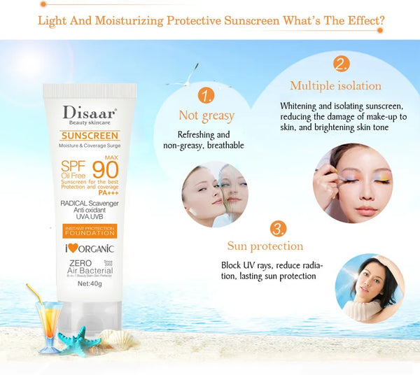 SPF90 Facial & Body Sunscreen Cream