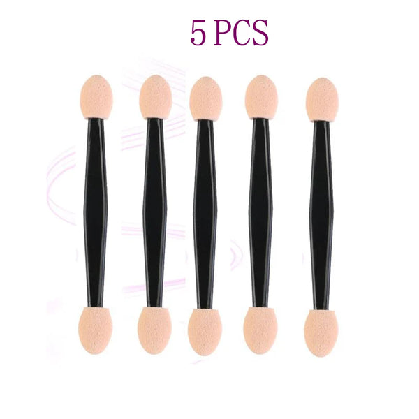 5/30/50/100PCS Eyeshadow Brush Dual Sided Sponge Nylon Sets Make up Eye Shadow Brushes For Cosmetic Applicator Makeup Tools Hot