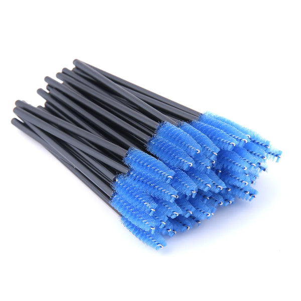 5/50 pcs Crystal  Mascara Wands Eyelash Brush Spoolies for Eye Lash Extension Eyebrow and Makeup Crystal Makeup Tools