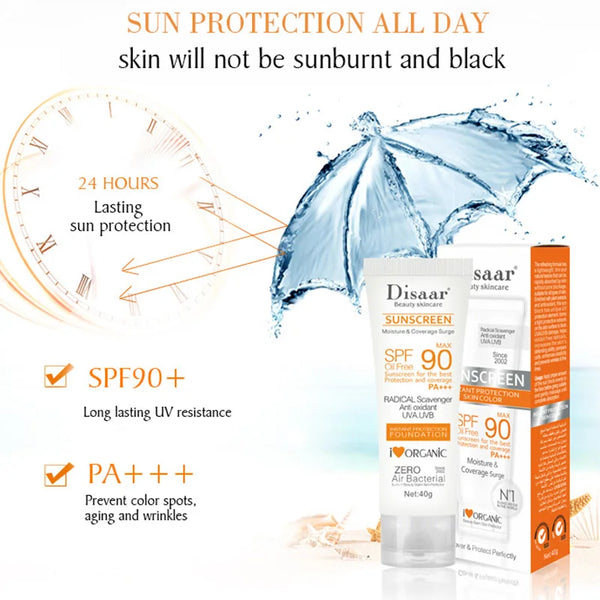 SPF90 Facial & Body Sunscreen Cream