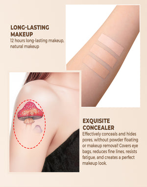 Full Coverage Concealer-waterproof,for Covers Skin Blemishes and Wrinkles and Tattoos,Regulates Skin Tone,Face Concealer Makeup
