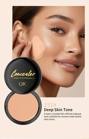 Full Coverage Concealer-waterproof,for Covers Skin Blemishes and Wrinkles and Tattoos,Regulates Skin Tone,Face Concealer Makeup