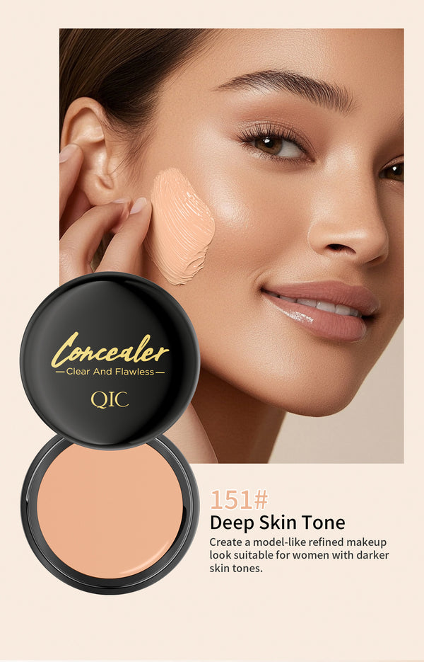 Full Coverage Concealer-waterproof,for Covers Skin Blemishes and Wrinkles and Tattoos,Regulates Skin Tone,Face Concealer Makeup