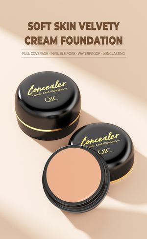 Full Coverage Concealer-waterproof,for Covers Skin Blemishes and Wrinkles and Tattoos,Regulates Skin Tone,Face Concealer Makeup