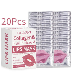 20Pcs/Box Pink Lips Masks Sheets For Skincare Reduce The Look Of Dark Spots Moisturizes Skin To Make Wrinkles Less Noticeable