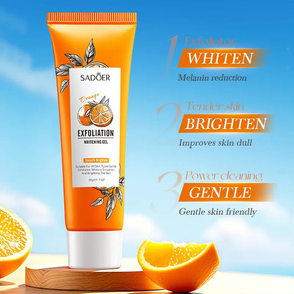 Orange Exfoliating Peeling Gel – Face Scrub & Blackhead Remover