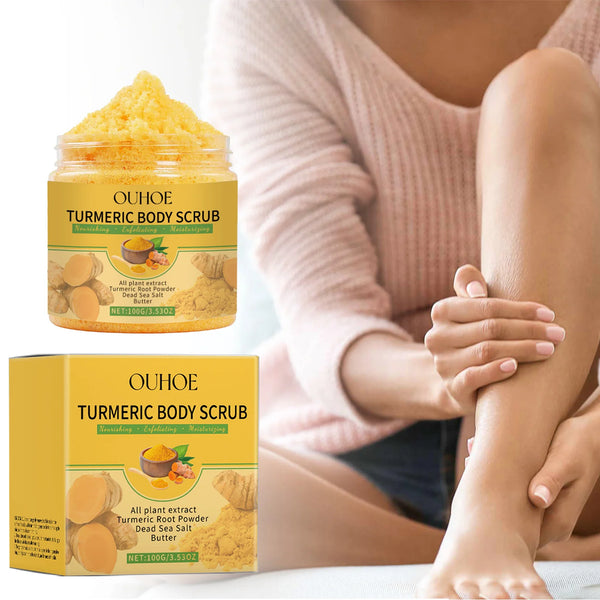 Turmeric Body Scrub – Gentle Exfoliating & Brightening