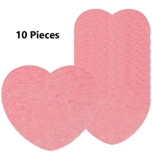 10Pcs Compressed Cellulose Face Sponges – Cleansing & Exfoliating Tools