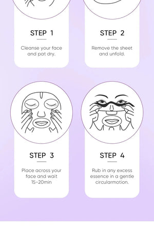 Collagen Anti Wrinkle Facial Mask Anti Aging Fade Fine Lines Firm Skin Moisturizing Brightening Smooth SkinCare Korean Cosmetics