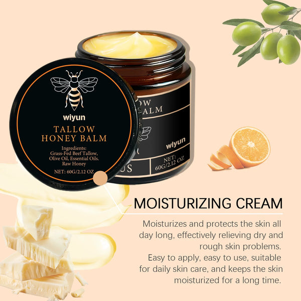 Tallow Honey Cream – Hydrating & Firming
