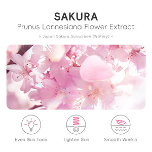 Laikou Sakura Moisturizer Sunscreen Cream Protector Facial Sun Block Spf50 Gel Isolation Lotion  Face Suncream