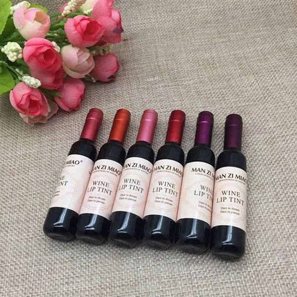 Lipstick Wine Lip Stain Baby Pink Lipgross Matte Liquid Lip Glaze Long Lasting Waterproof Lip Stain Nonstick Cup Lipstick