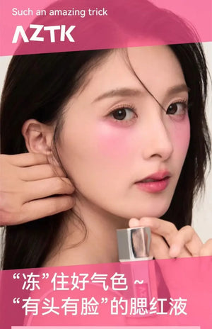 AZTK Jello Liquid Blusher – Moisturizing Matte Cheek Color