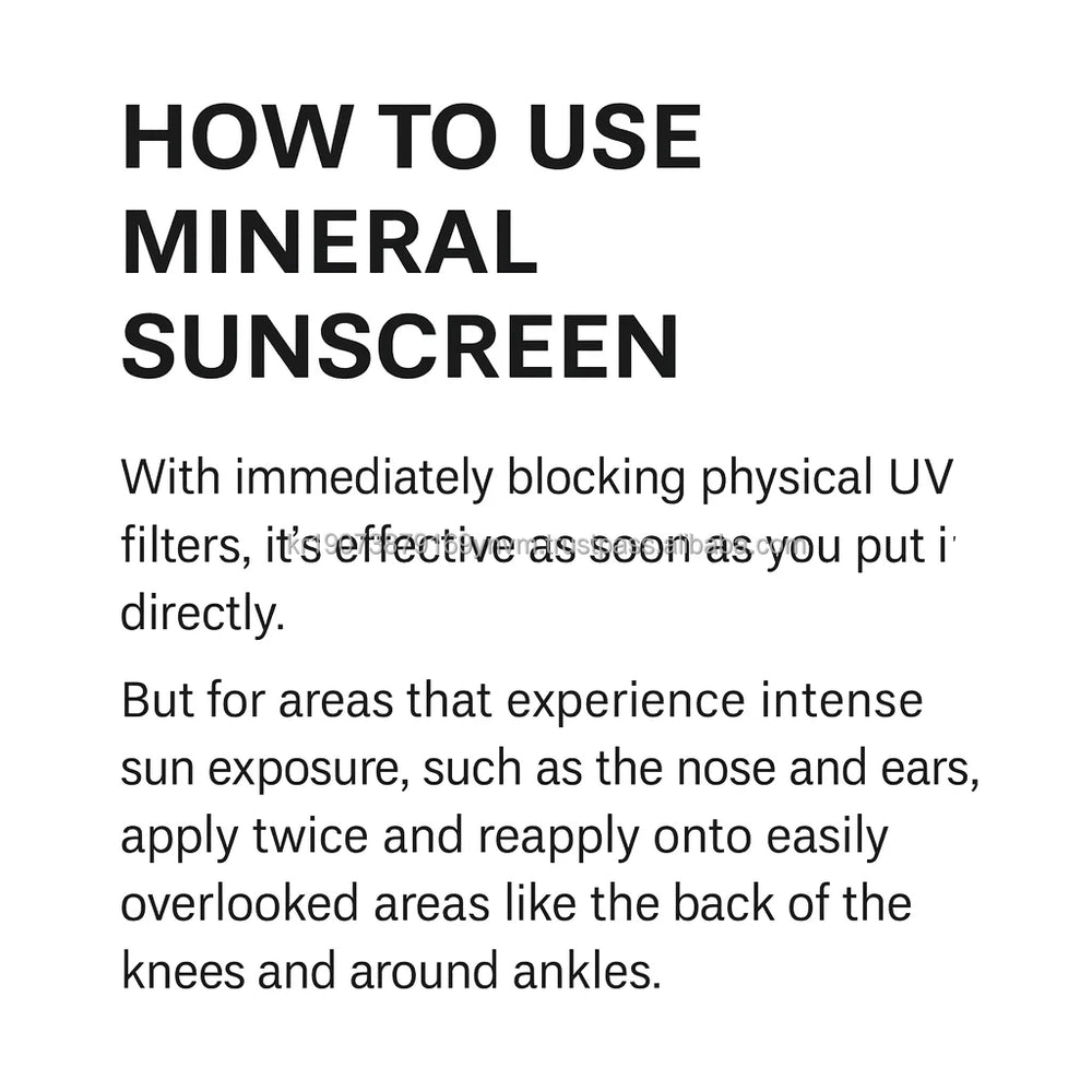 Vegan Mineral Sunscreen SPF50+ Glow Booster Essence