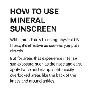 Vegan Mineral Sunscreen SPF50+ Glow Booster Essence