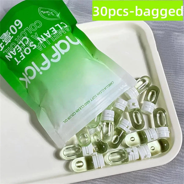 10/30pcs Cleansing Oil Camellia Secondary Facial Cleanser Deep Gentle Cleansing Travel Portable Single Makeup Remover Oil