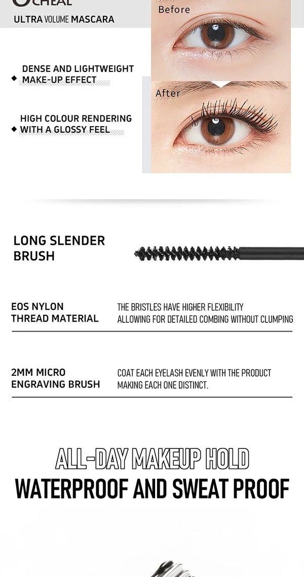 Silver Mascara – Volumizing, Lengthening & Curling, Waterproof