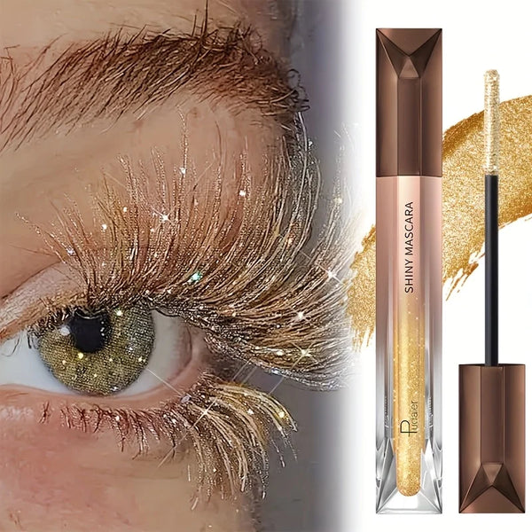 Glitter Sparkling Mascara – Long-Lasting, Waterproof, Smudge-Proof, Pearlescent Flash