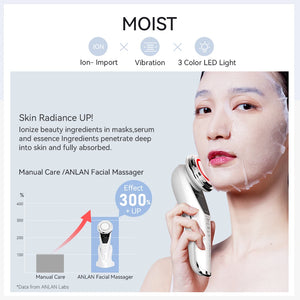 ANLAN EMS Facial Massager Pro: Cold Compress & Deep Cleaning Device