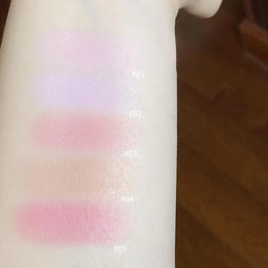 Flower Knows Pearl Shell Shape Velvet Embossed Blush Matte Finish Buildable Blendable Powder Blush For Cheeks For All Skin Tones