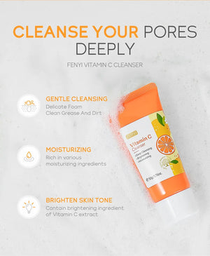 Vitamin C Facial Cleanser – Deep Cleansing & Moisturizing
