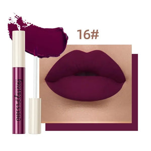 12-Color Waterproof Lipstick – Long-Lasting & Vivid