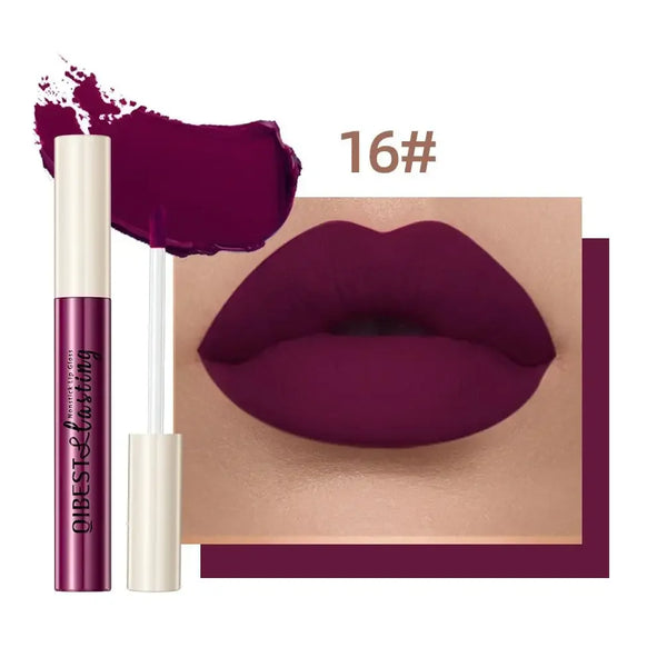 12-Color Waterproof Lipstick – Long-Lasting & Vivid