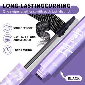 5D Waterproof Mascara Lengthening Eyelashes Long Lasting Sweatproof Mascara Black Silk Fibre Make Up Beauty Korean Cosmetics New