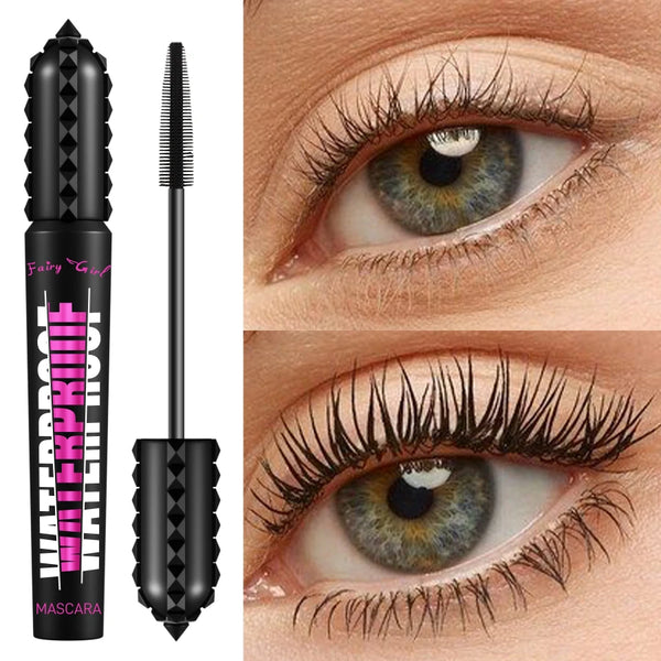 Black Waterproof 4D Mascara – Lengthening & Volumizing