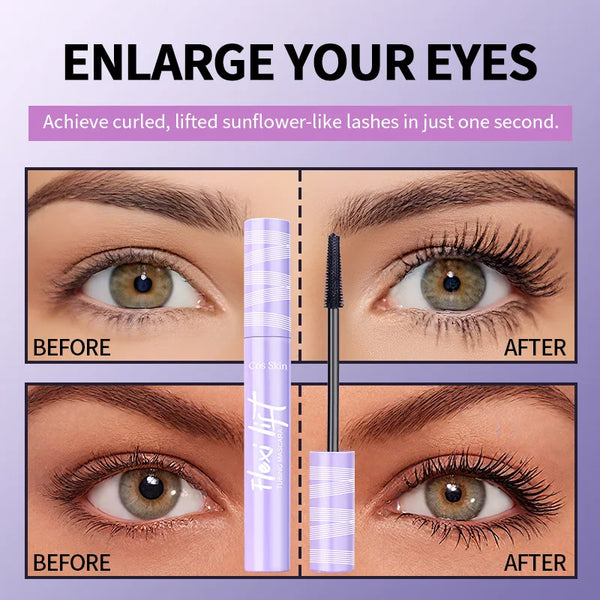 5D Waterproof Mascara Lengthening Eyelashes Long Lasting Sweatproof Mascara Black Silk Fibre Make Up Beauty Korean Cosmetics New