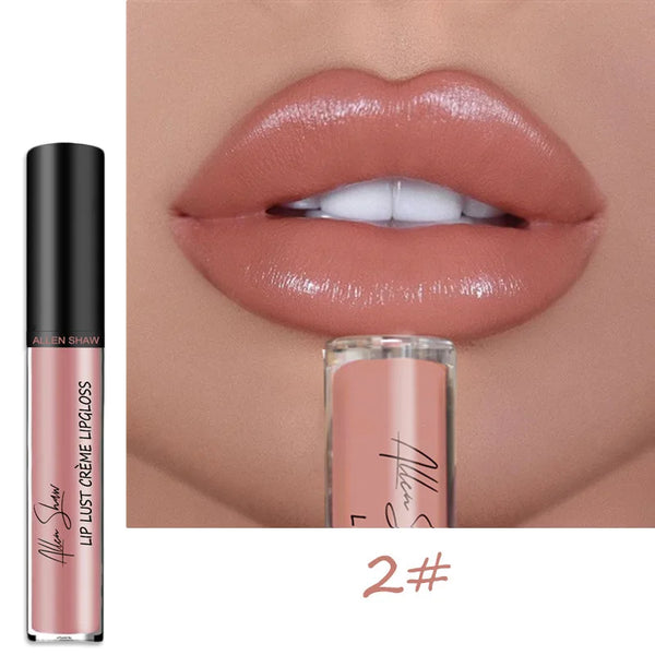 12-Color Waterproof Lipstick – Long-Lasting & Vivid