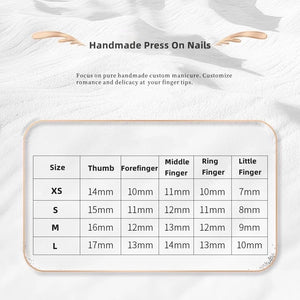 10PCS Handmade Fake Nails Press on Designs Full Cover Short Manicure Reusable Wearable False Nails Silver Punk Finger Tips Art
