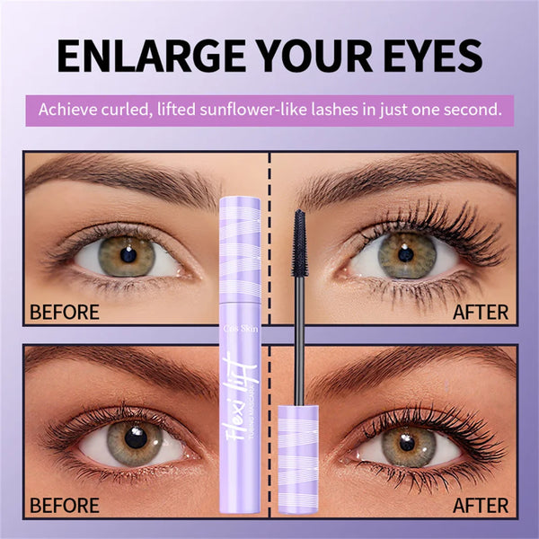5D Waterproof Mascara Lengthening Eyelashes Long Lasting Sweatproof Mascara Black Silk Fibre Make Up Beauty Korean Cosmetics New