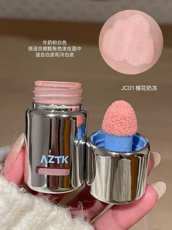 AZTK Jello Liquid Blusher – Moisturizing Matte Cheek Color