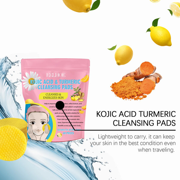 Turmeric Kojic Acid Cleansing Pads