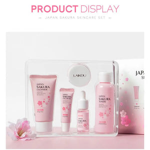 Sakura Skincare Set – Face Cream, Serum, Toner & More